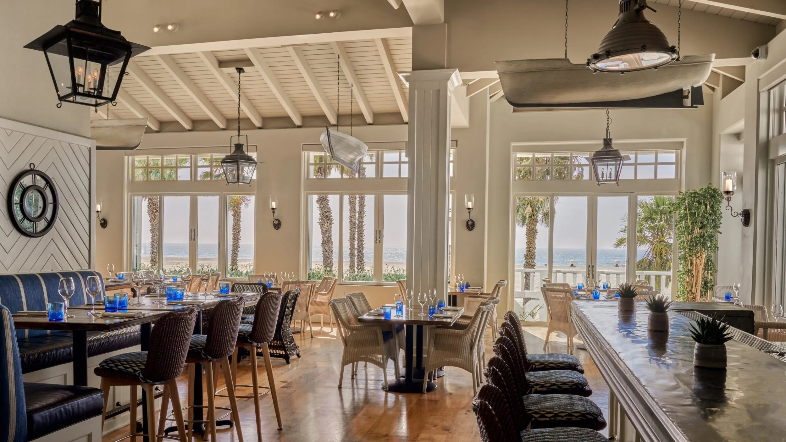 Interior of 1 Pico restaurant