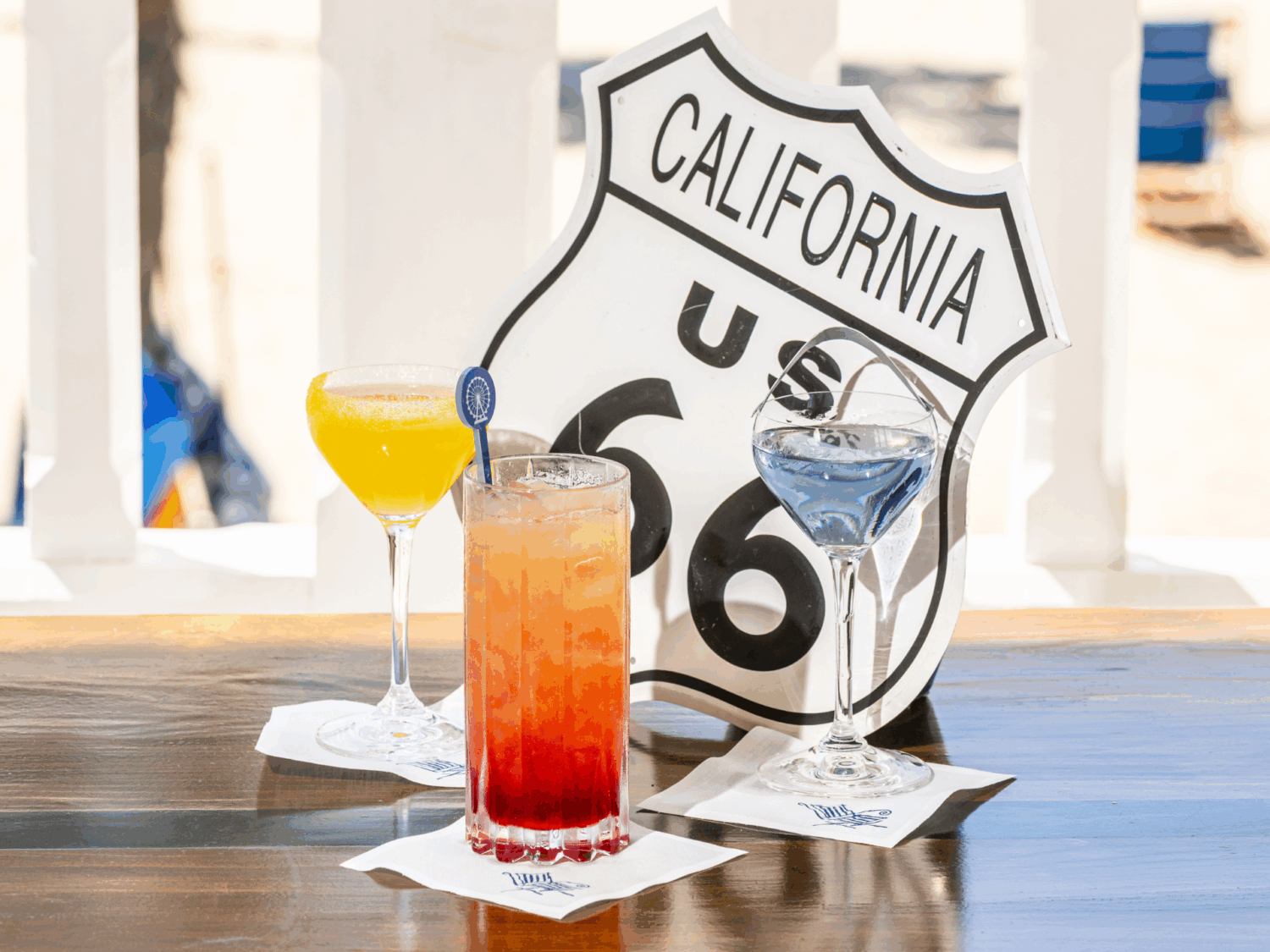 Three Route 66 Themed Cocktails in 1 Pico