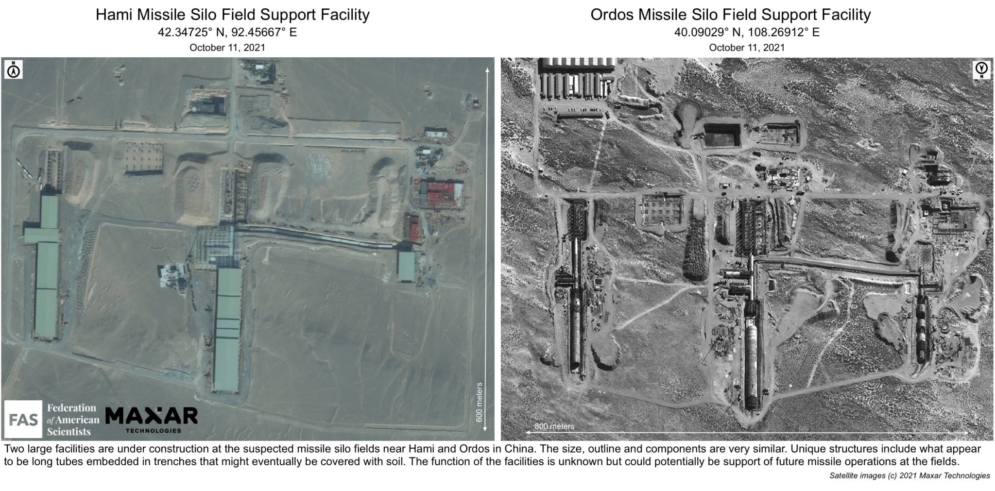 A Closer Look at China’s Missile Silo Construction Federation Of