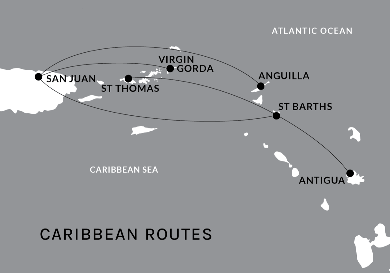 Flights to St Thomas Airport USVI STT Private Charter | Tradewind Aviation