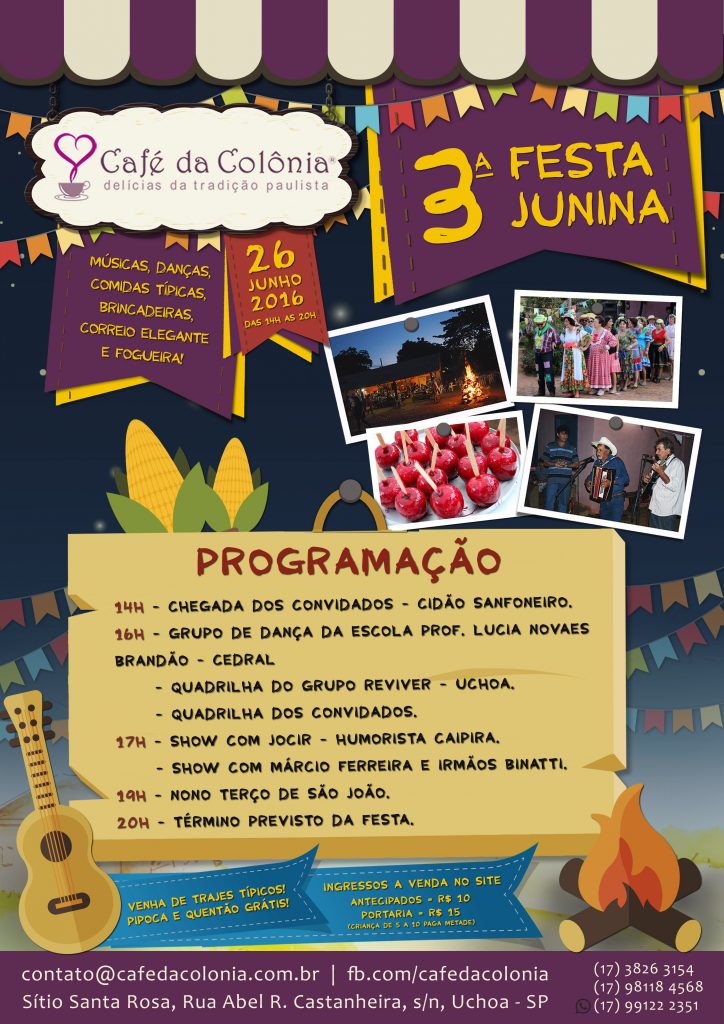 lll Festa Junina do Café da Colônia