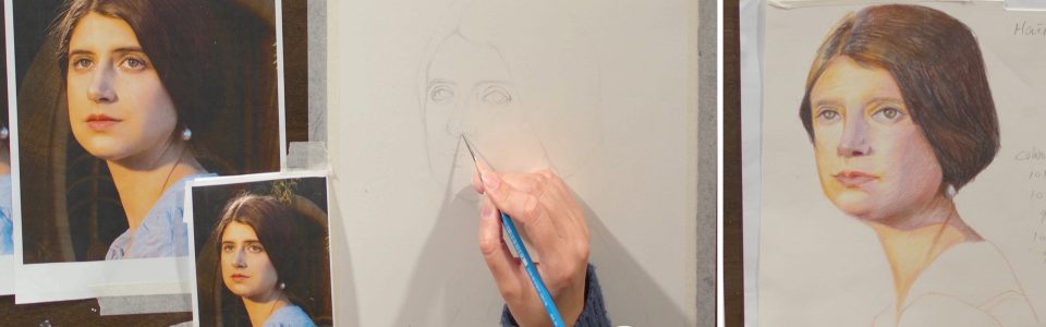 Week 6: Full Portrait - Construction Drawing and Color Study