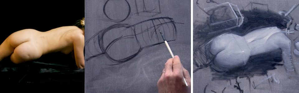 Week 4: Applying Light and Shadow Theory to Painting a Female Figure