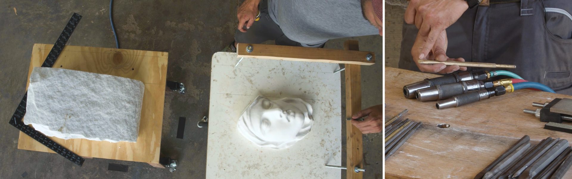 Tools and Materials for Marble Sculpting New Masters Academy