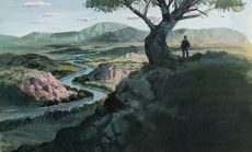 Mountain Landscape Illustration