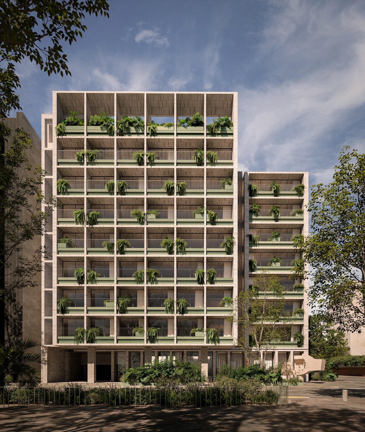 Exterior of Pendry Residences Mexico City