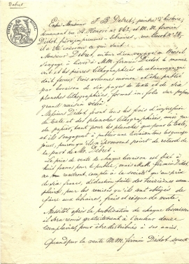 O contrato de Debret