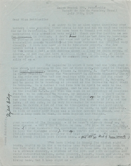 O Brasil de Elizabeth Bishop