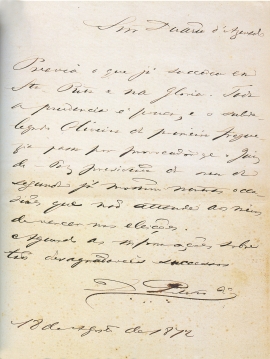 D. Pedro II quer "vencer nas eleições"