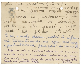 Um sincerão do jovem Ferreira Gullar