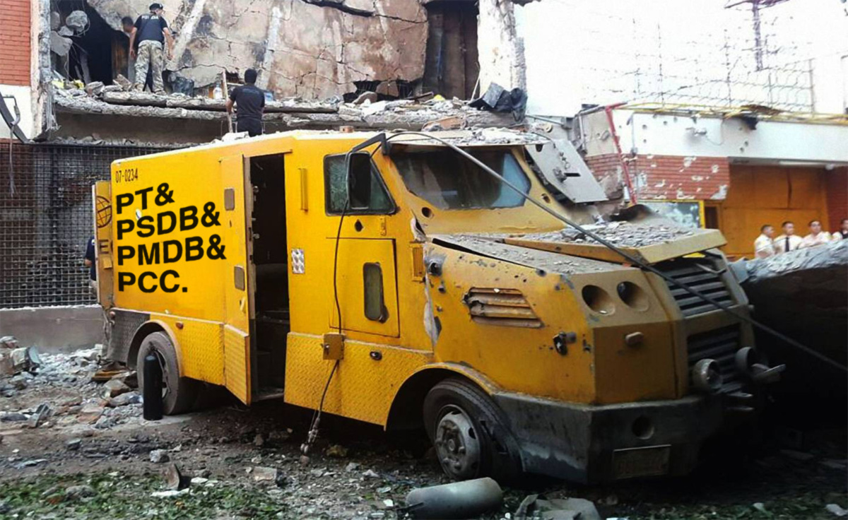 Assalto de R$ 120 milhões no Paraguai une PMBD, PT, PSDB e PCC