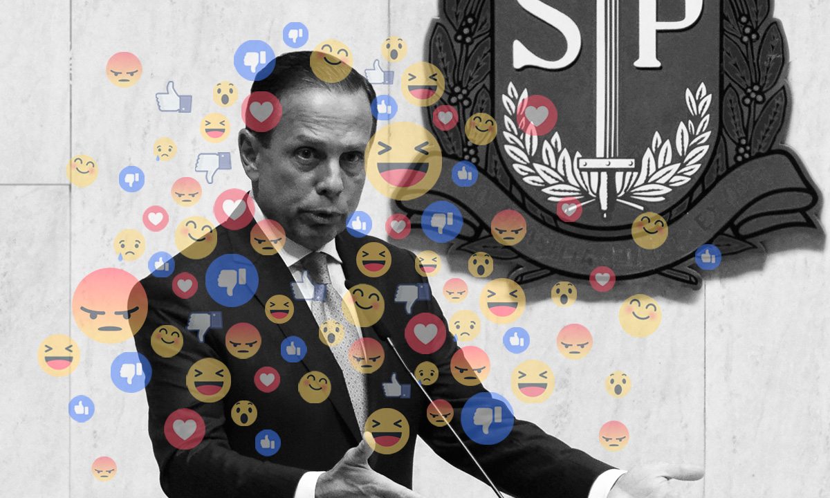 Novo cargo, novo trampolim para Doria no Facebook