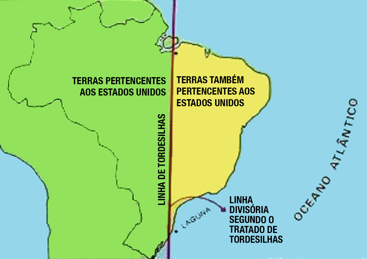 Depois de novo AI-5, bolsonaristas propõem novo Tratado de Tordesilhas
