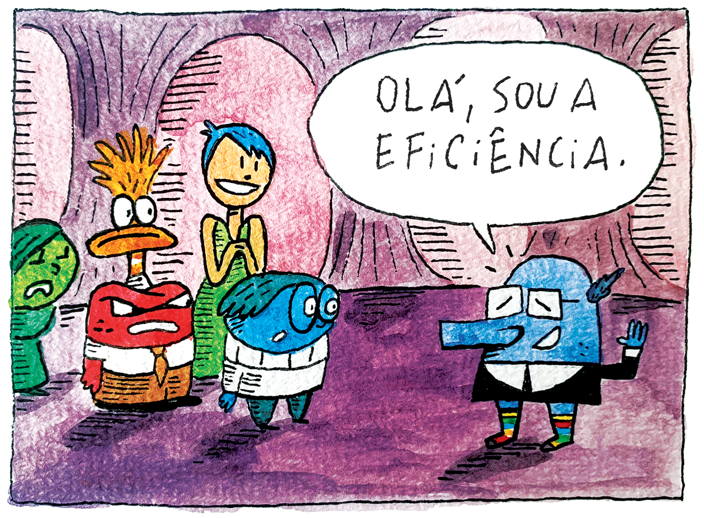 Eureca! Finalmente compreendi minha guinada à esqueda