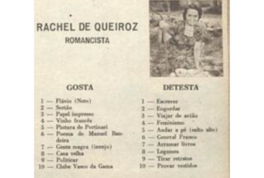 Rachel de Queiroz: a escritora que detesta escrever