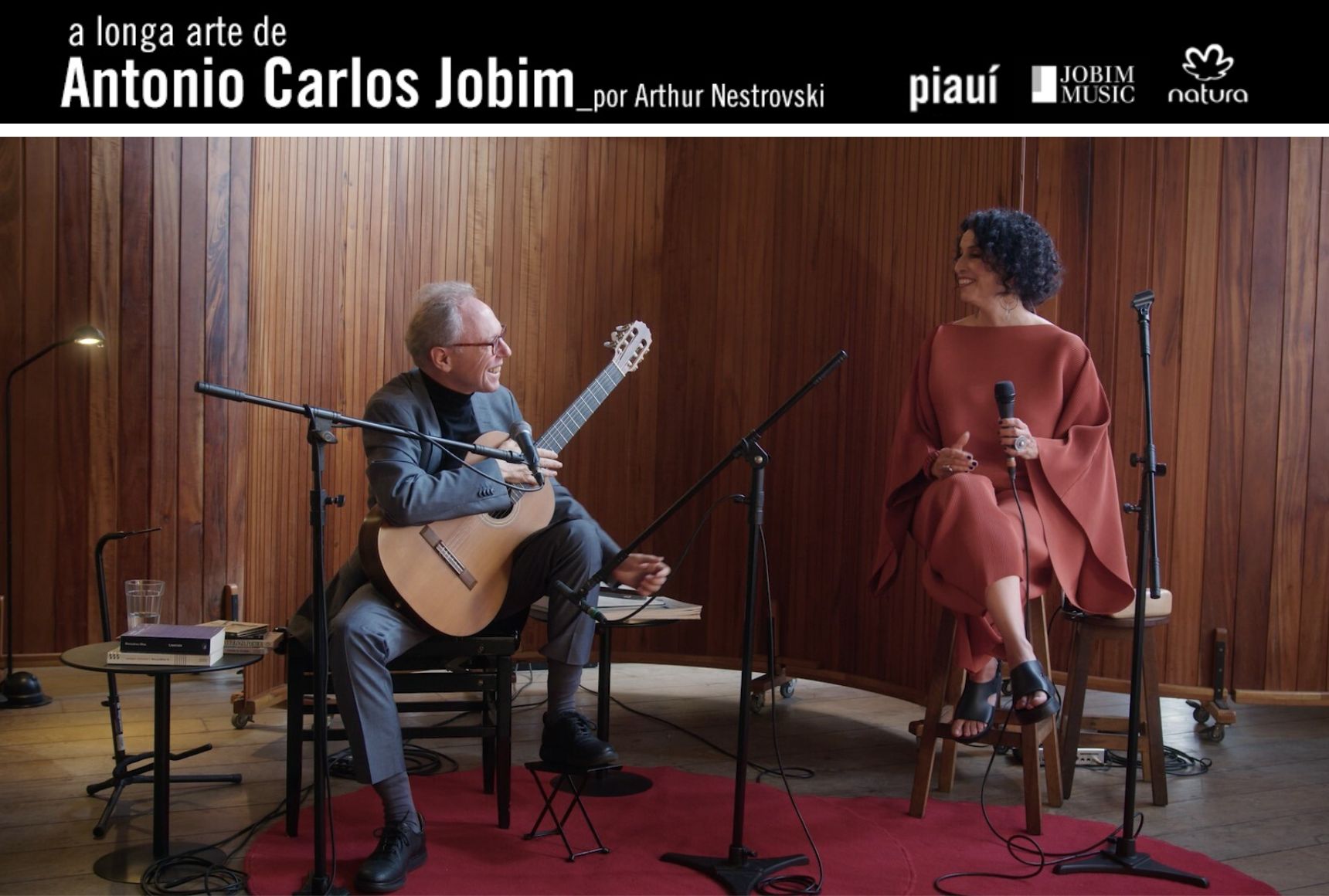 Piauí lança série sobre a obra de Tom Jobim, com Arthur Nestrovski e Paula Morelenbaum