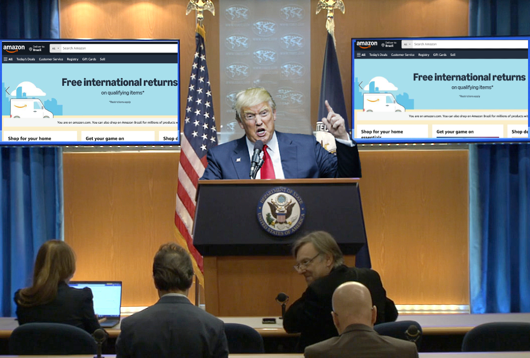 Trump se enfurece ao descobrir que Gaza não está à venda na Amazon