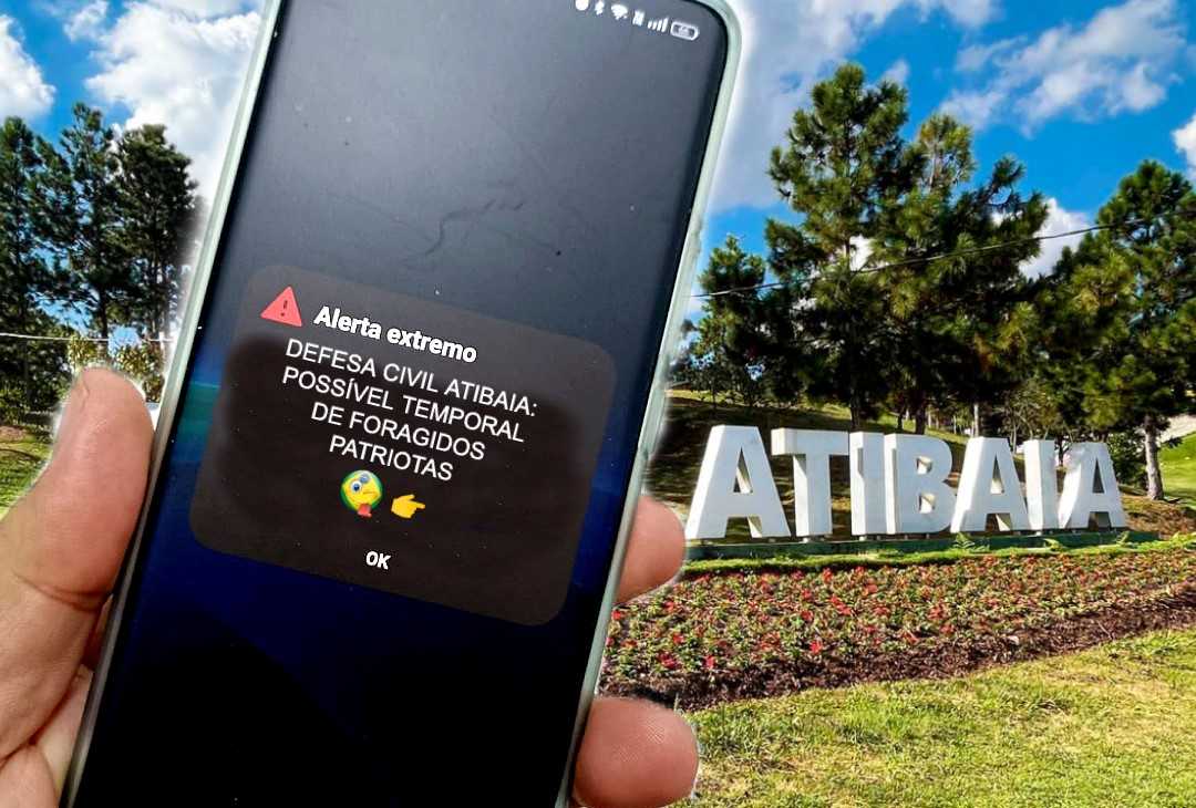 Atibaia emite alerta severo contra possível tempestade de foragidos