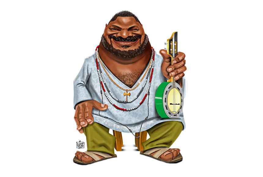 Arlindo Cruz cercado de luta e suor