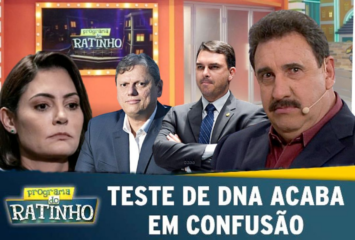 Teste de DNA: Tarcísio, Flávio e Michelle vão ao Programa do Ratinho para provar quem é o herdeiro de Bolsonaro