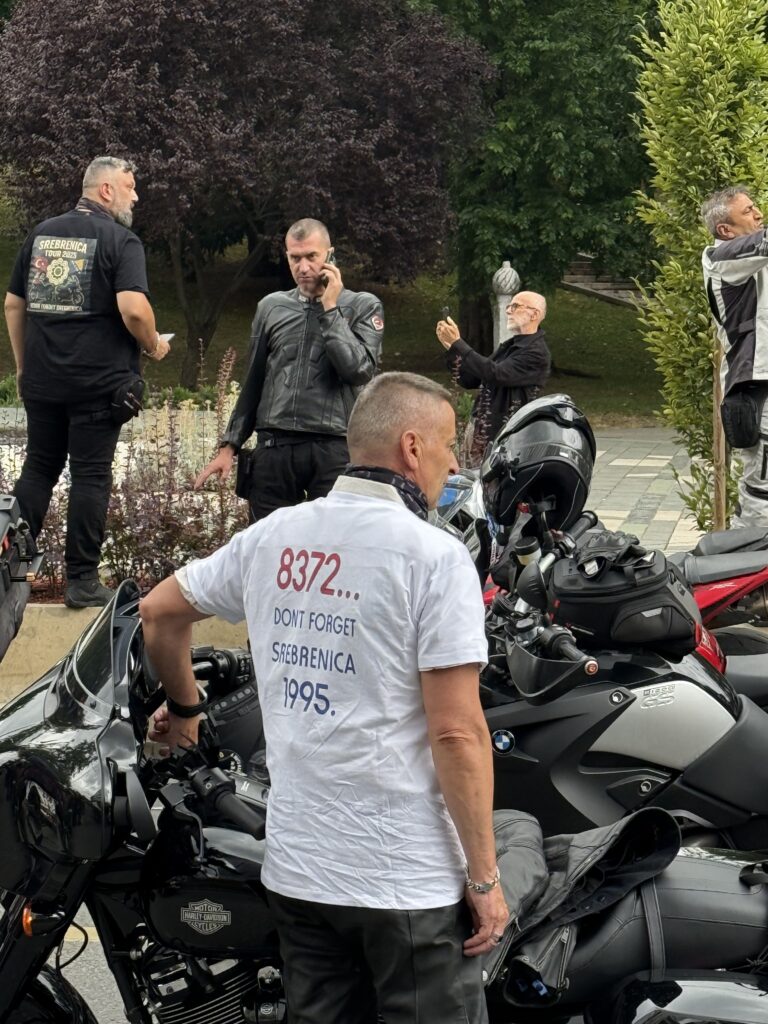 Participantes da motociata