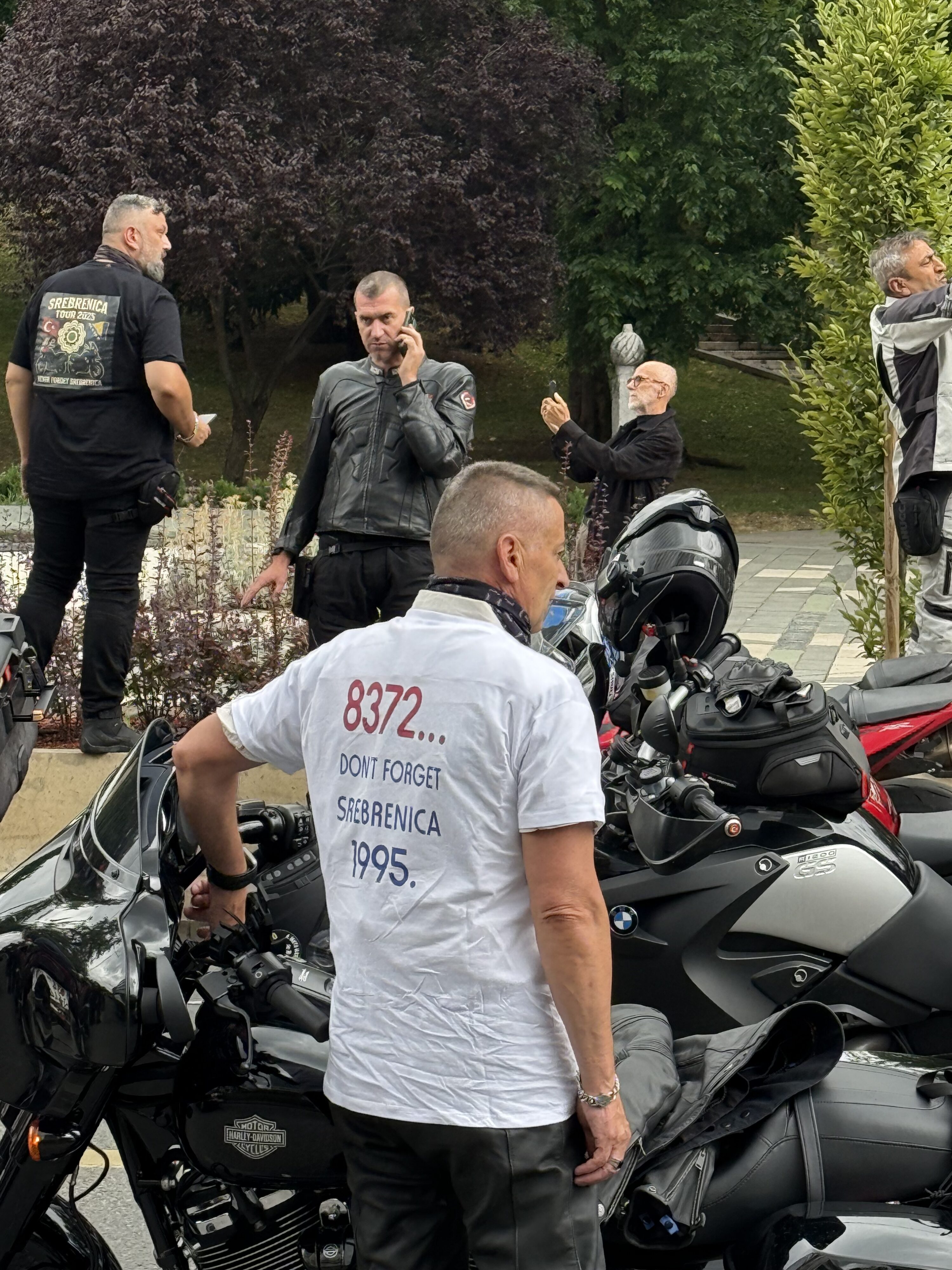 Participantes da motociata