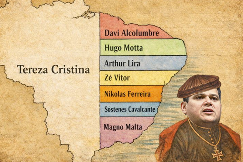 Após passar PL da dosimetria e destruir licenciamento ambiental, Congresso reinstaura capitanias hereditárias