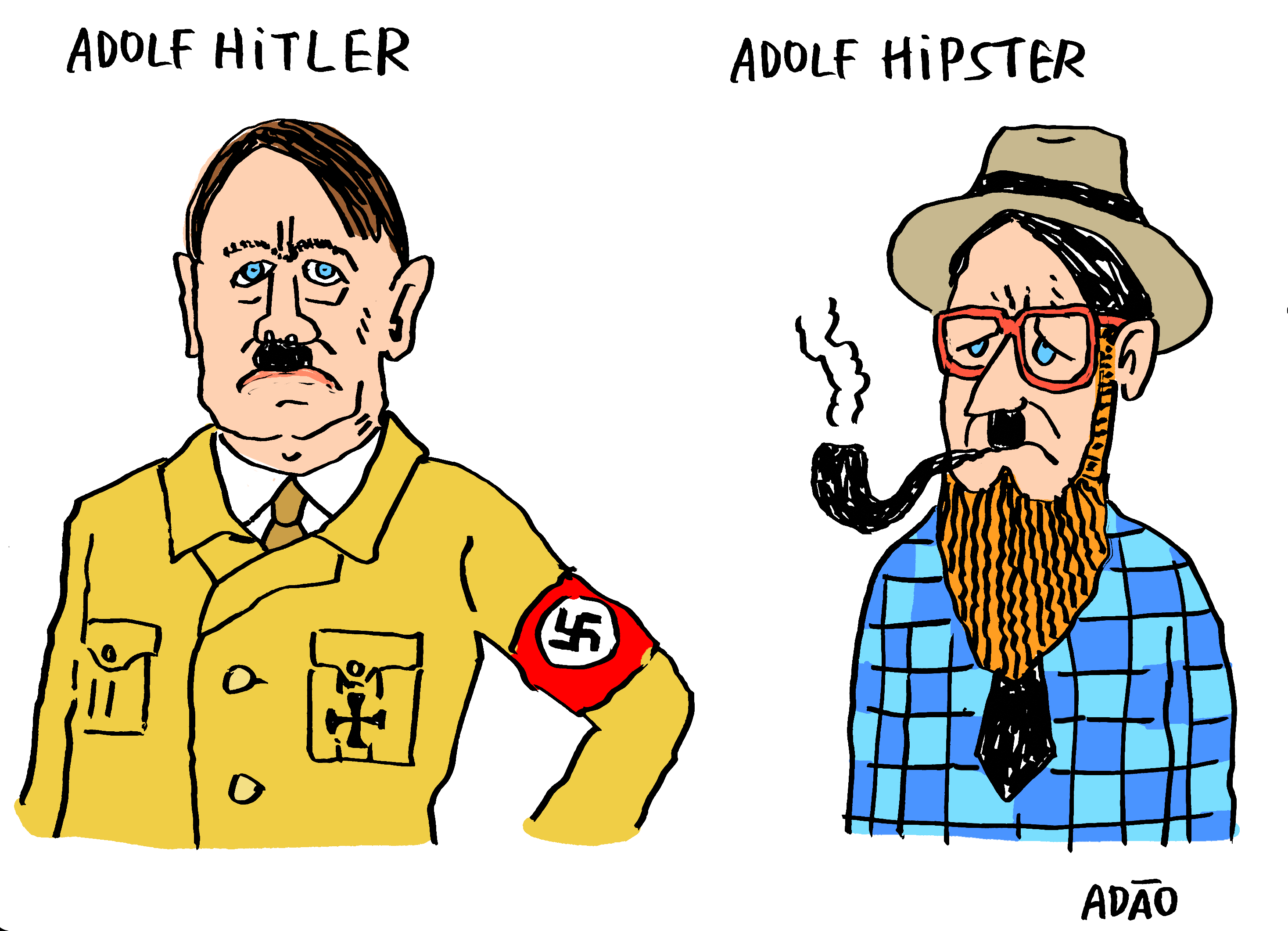 Cartuns de Adão Iturrusgarai