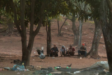 Crack à margem do Tietê