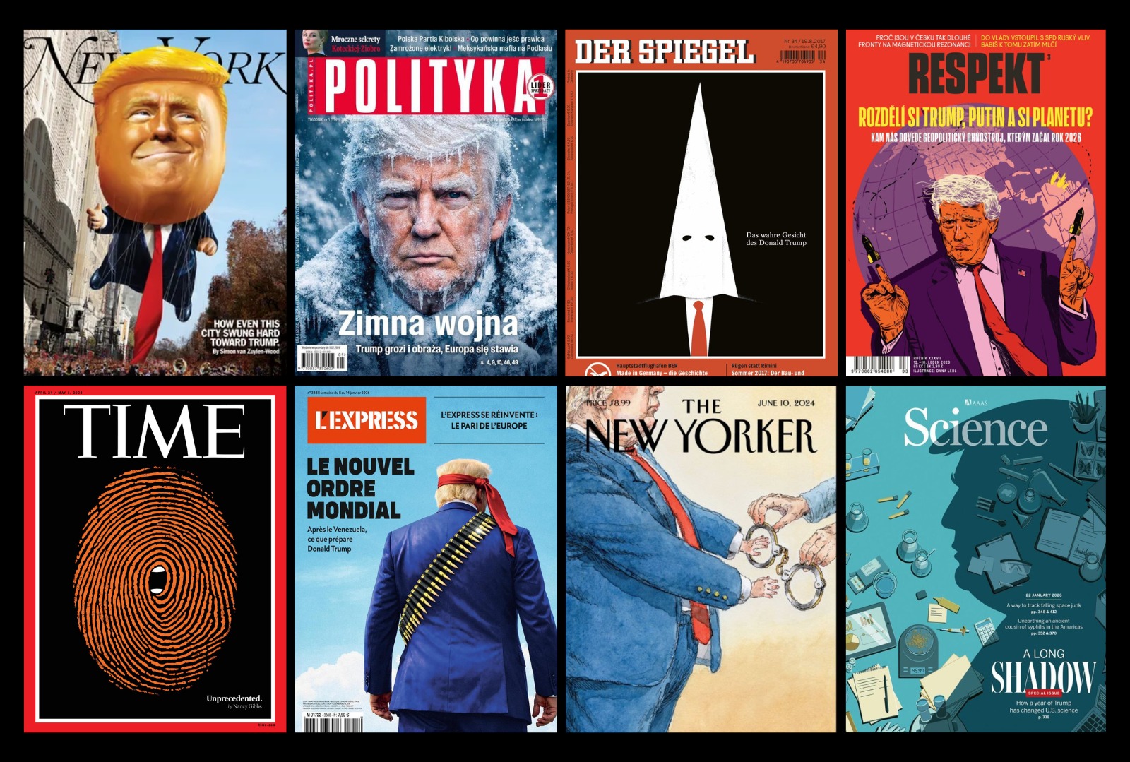 Um péssimo presidente – mas que ótimas capas!