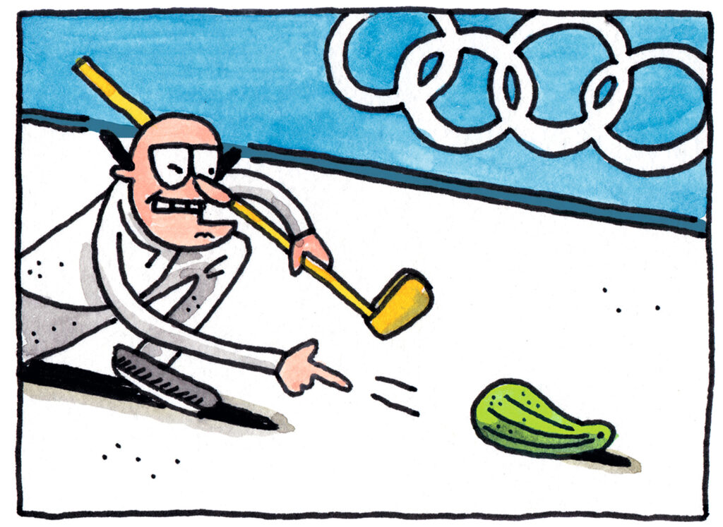Se eu fosse um esporte, seria o <i>curling</i>