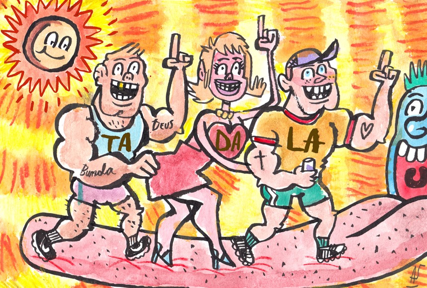 Mas sem perder a ternura jamais