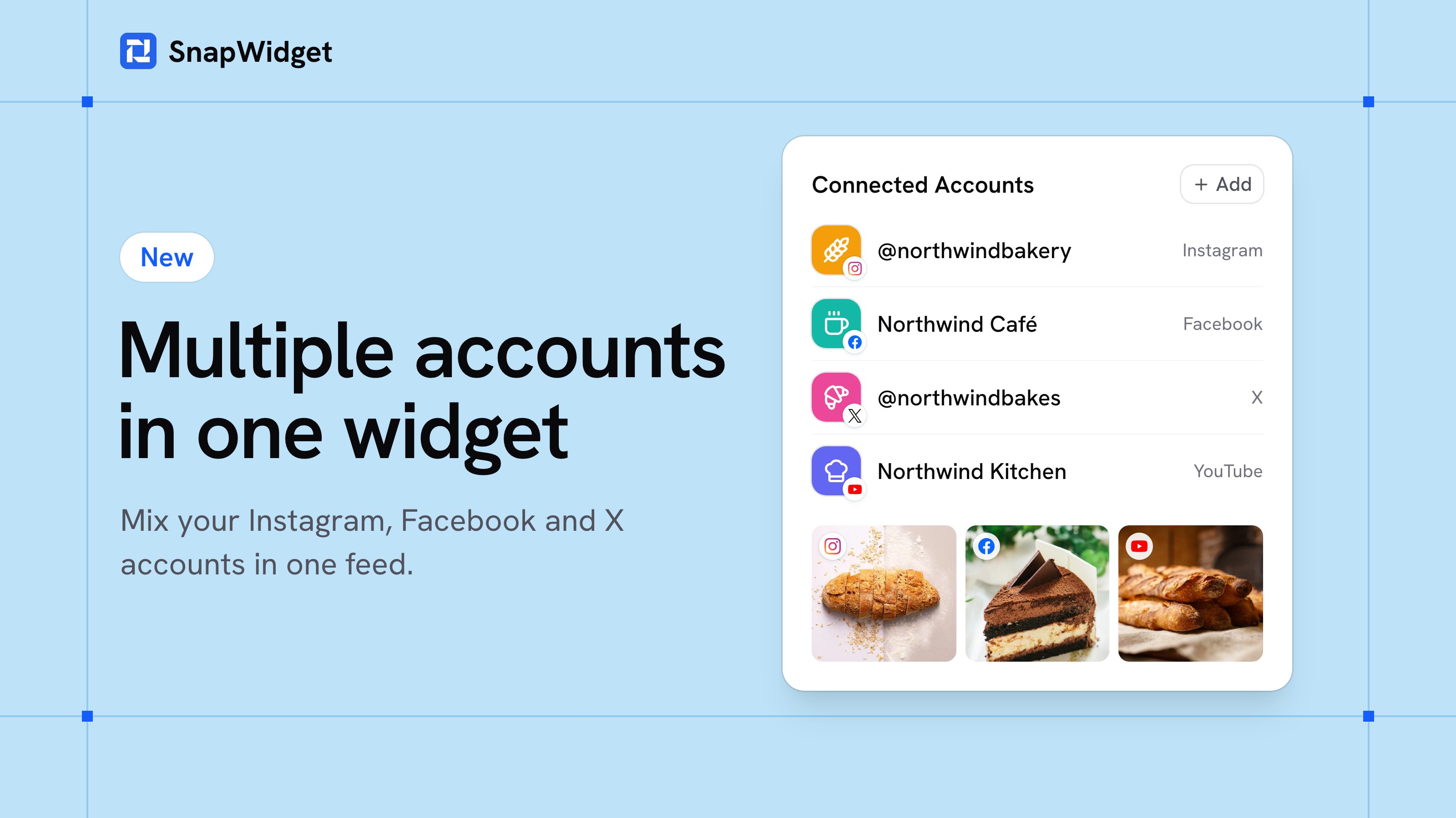 Multiple accounts in one widget