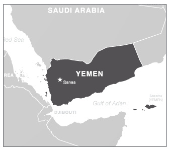 Yemen map