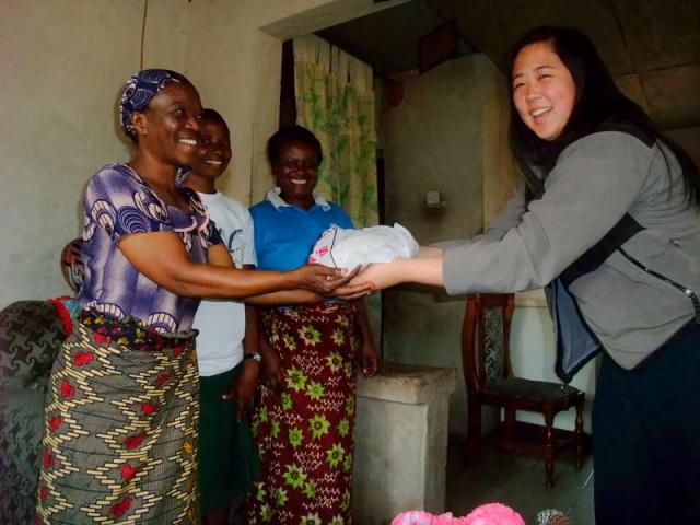 Teens meet host families in Tanzania on summer youth travel program.