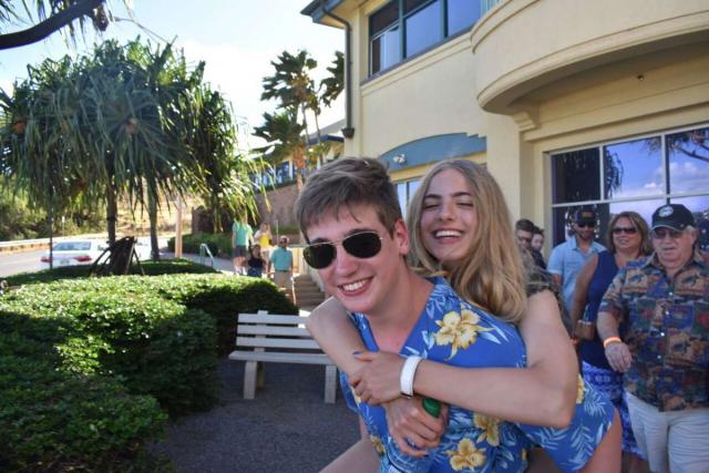 Teens have fun on their summer travel tour in Hawaii.