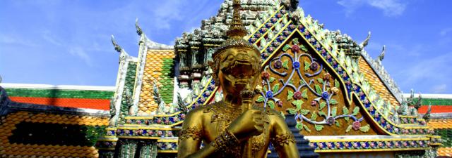 High school student captures a temple in Southeast Asia on their summer teen tour.