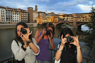 Teens on a Travel Photography Workshop program in Italy