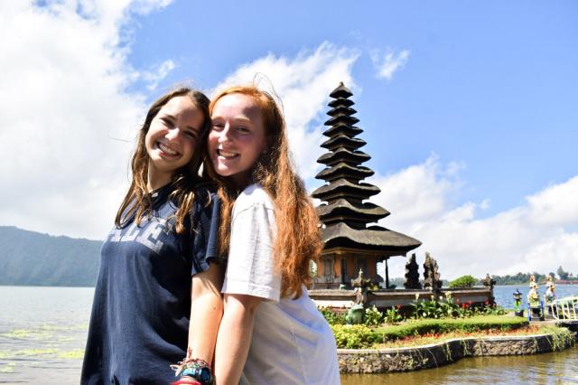 Teens on a summer travel program in Bali