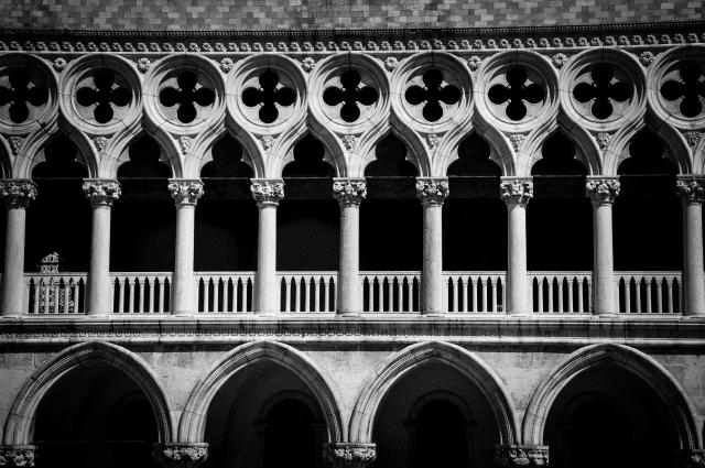 Doge's Palace Venice seen by teens on summer travel photography program