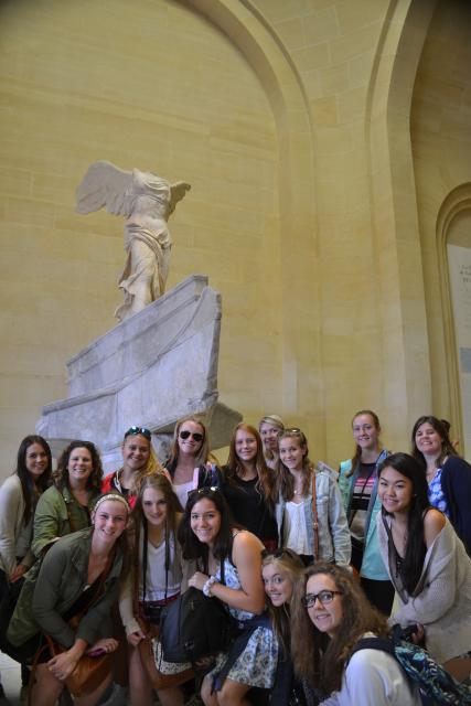 Students in the Louvre