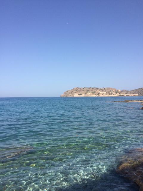 Greek beach Plaka Crete