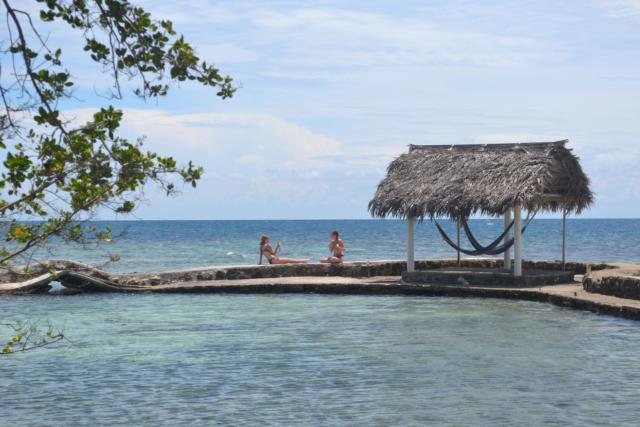 Seaside relaxing Belize