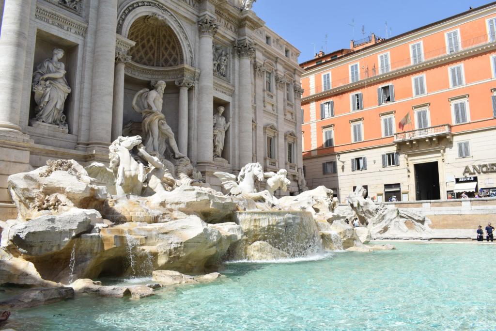 The Trevi Fountain in Rome, Italy