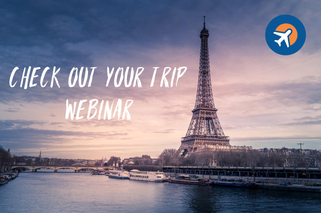 Check out your trip webinar
