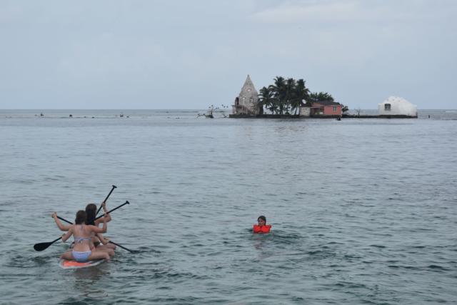 Paddle boarding Belize