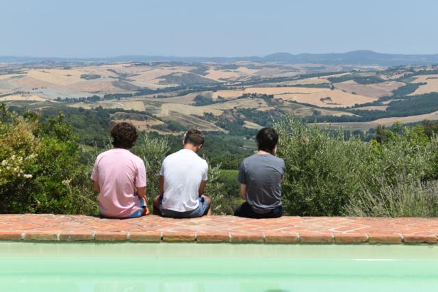 Teens in Tuscany