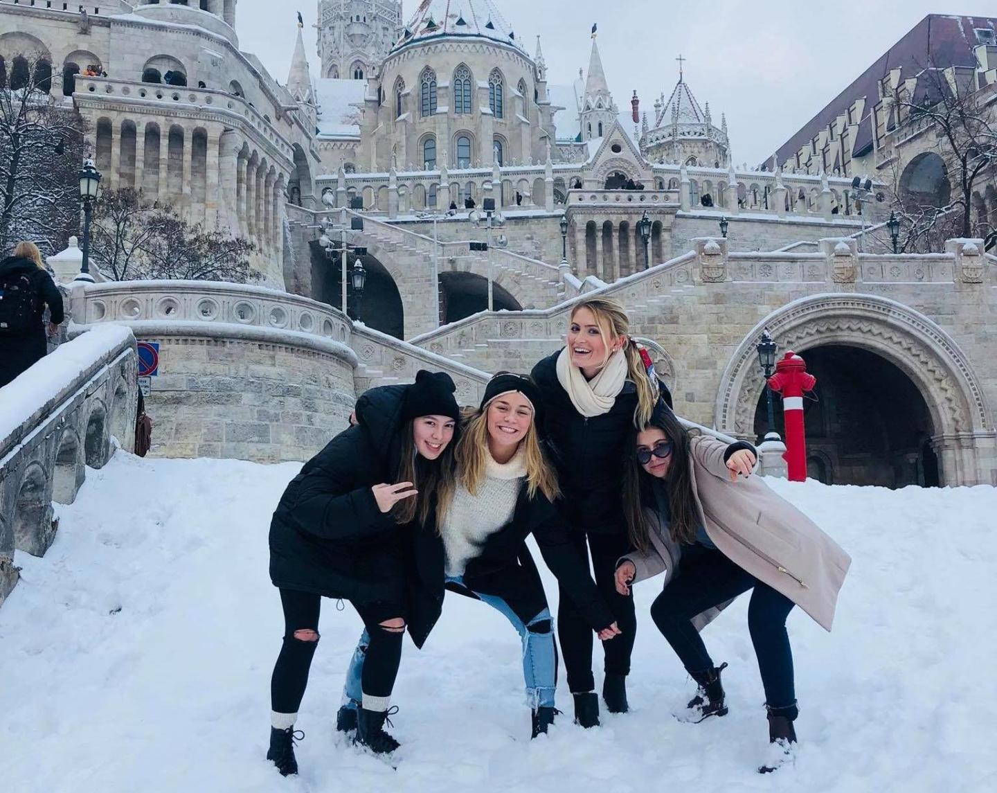 Budapest Castle District Snow