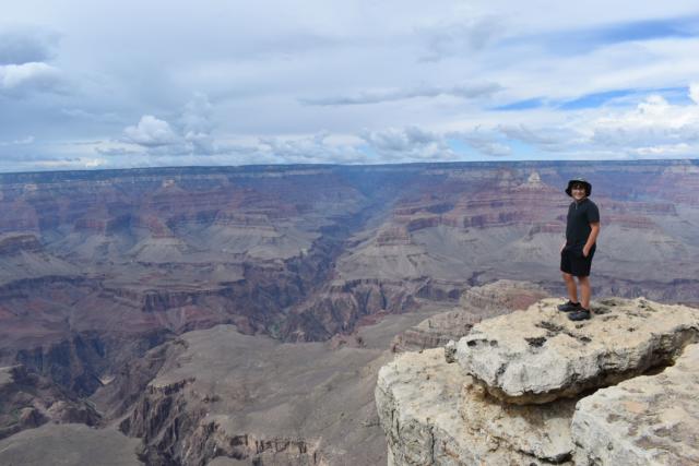High school teen Grand Canyon