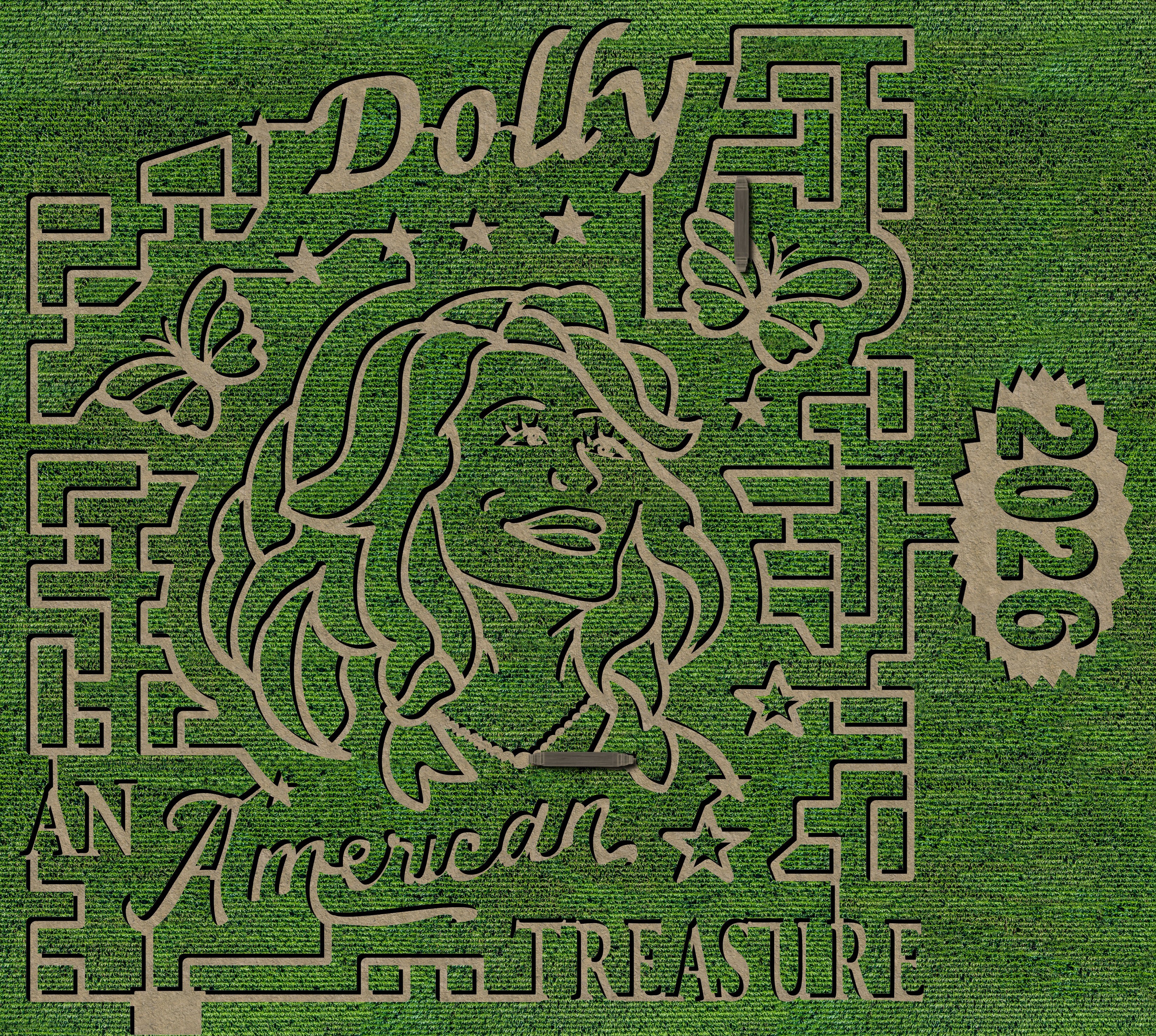 Happy Day Farm 2026 Dolly Parton Corn Maze